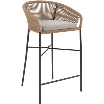 Kave Home Yanet 80 cm béžová pletená