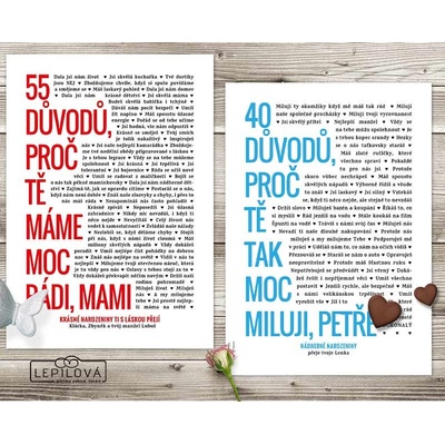 Netradiční dárek od srdce - Důvody, proč...