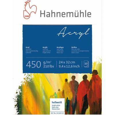 Akrylový zápisník od HAHNEMÜHLE 10 listů - 24 x 32 cm
