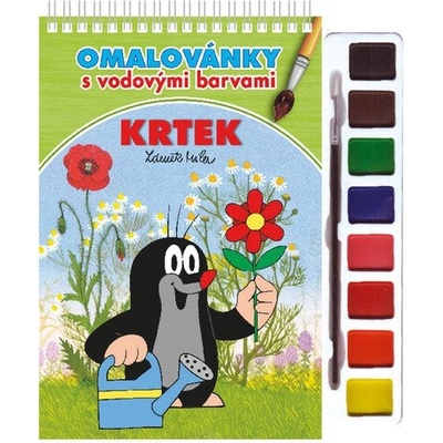 Krtek 3 Omalovánky s vodovými barvami Zdeněk Miler