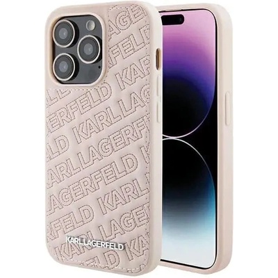 KARL LAGERFELD Кейс Karl Lagerfeld Quilted K Pattern за iPhone 15 Pro Max, розов (3666339165185)