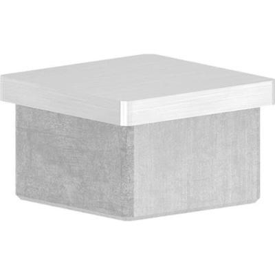 Feldmann 100034040-V2A - nerezové ukončenie madla pr. 40x40 mm ploché, AISI 304, pre nerezové zábradlie