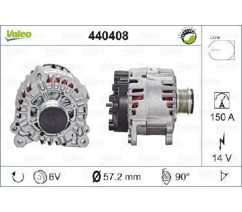 Alternátor VALEO 440408