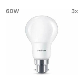 Philips LED крушка Philips 60 W матов Топло Бяло F 8 W 60 W B22 3 броя (2700 K)