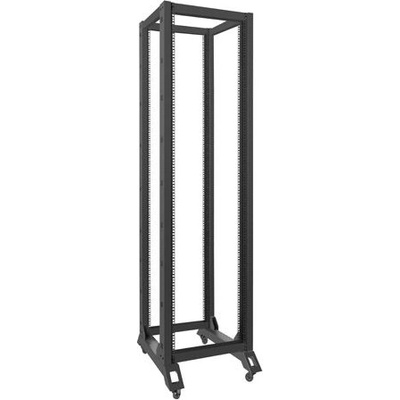 Lanberg Комуникационен шкаф Lanberg open rack 42U 600x800, black (OR01-6842-B)