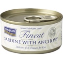 Fish4Cats Finest sardinka s ančovičkami 70 g