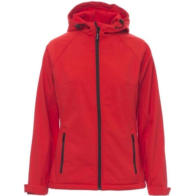 PAYPER gale lady 001045-0355 / Дамско софтшел яке с качулка - червено xl (001045035503000xl)