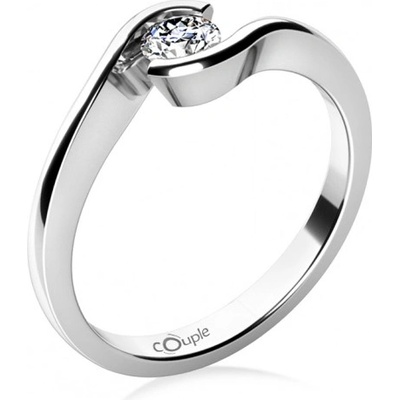 Couple prsten Linette bílé zlato a výrazný zirkon 585 68 1 4064.1B00.0.53.001