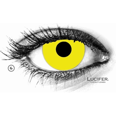 Lucifer Crazy šošovky - nedioptrické - VIVID YELLOW 2 šošovky