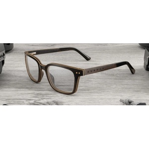 GUNNAR Компютърни очила GUNNAR Muir Ebony (wood), Clear Pro - MUR-12330 (MUR-12330)