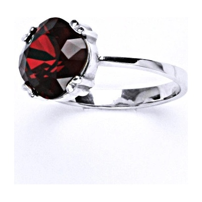 Čištín Stříbrný s krystalem swarovski Siam,šperk T 1225