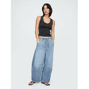 GAP Дънки Mid Rise Easy Horseshoe UltraSoft GAP GAP | Sin | ЖЕНИ | S