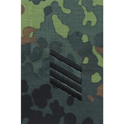 Bundeswehr Výložky BW STABSGEFREITER FLECKTARN/čierne vyšitie
