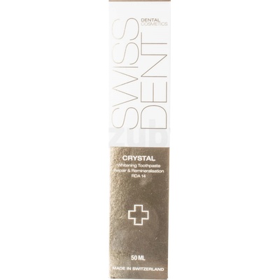 Swissdent Crystal Regeneračný zubný krém bez fluoridu 50 ml