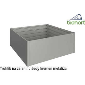 Biohort Zvýšený truhlík na zeleninu 2x2 šedý křemen metalíza