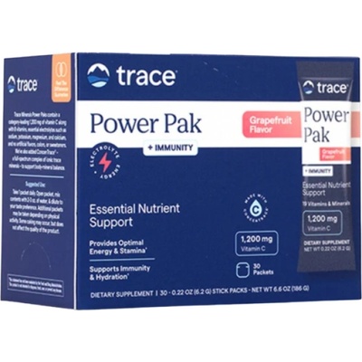 Trace Minerals Power Pak + Immunity [30 Пакета] Berry Lemon