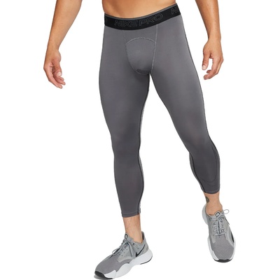 Nike Клинове Nike Pro Dri-FIT Men s 3/4 Tights Сребърно Velikost L