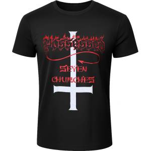 Plastic head мъжка тениска possessed - seven churches - plastic head - черна - ph13816