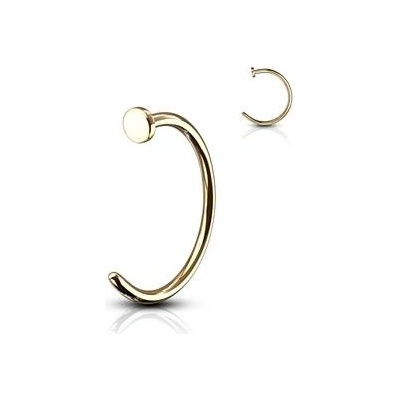 Šperky4U pozlacený piercing do nosu N01146-0810