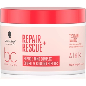 Schwarzkopf BC Bonacure Repair Rescue+ интензивна подхранваща маска за увредена коса 500ml