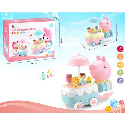 Armtoys ДЕТСКА МУЗИКАЛНА КОЛА ЗА СЛАДОЛЕД С ПРАСЕНЦЕ