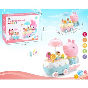 Armtoys ДЕТСКА МУЗИКАЛНА КОЛА ЗА СЛАДОЛЕД С ПРАСЕНЦЕ