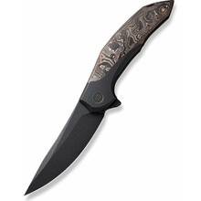 WE Merata černá titanová rukojeť s vložkou z uhlíkových vláken s měděnou fólií, černě stonewashed če