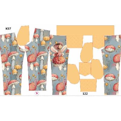 Takoy Panel se střihem rozšířené softshellové kalhoty víla Ivy 122 - Jarní