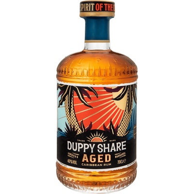 The Duppy Share Aged Caribbean Rum 40% 0,7 l (čistá fľaša)