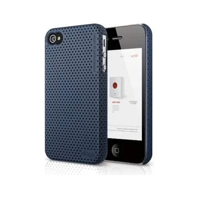 elago S4 Breathe 2 and HD Clear film - кейс (индиго) и HD покритие за iPhone 4/4S