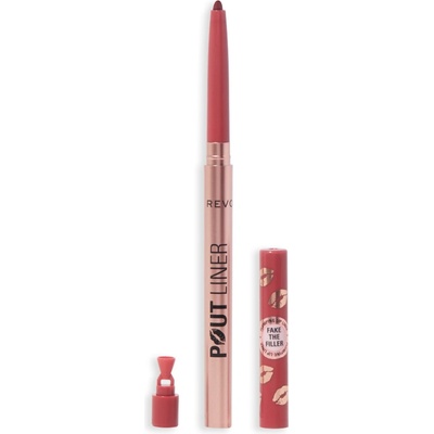 Revolution Beauty Pout Bomb Plumping Lip Liner 0, 2 G молив за устни Burnt Cherry Red
