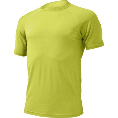 Lasting Quido 6969 žlté pánske vlnené merino tričko