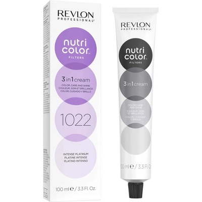 Revlon Nutri Color Filters Маска-оцветител за коса Metal-Ice Toning Filters, 1022, 100 ml