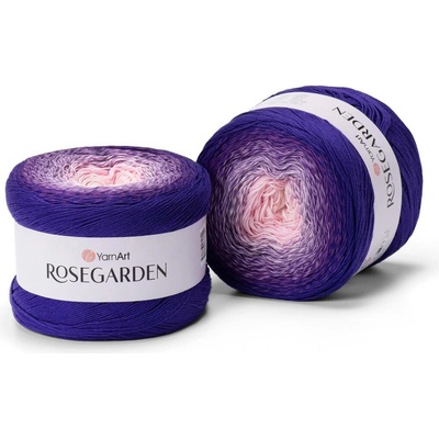 Yarn Art Rosegarden 321 variace růžové a fialové