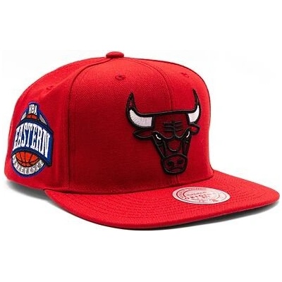 Mitchell & Ness NBA Conference Patch Snapback Chicago Bulls Red