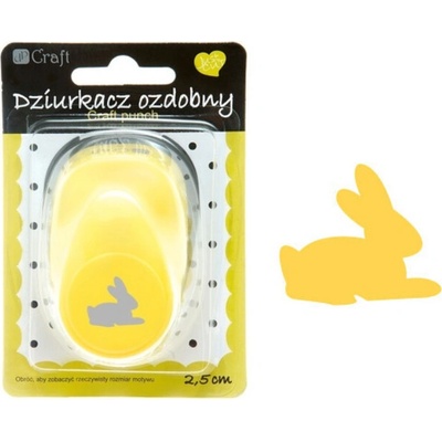 dpCraft Dekorační děrovačka 2,5cm – králík (JCDZ-110-054)
