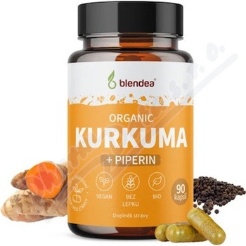 Blendea Kurkuma + piperin BIO 90 kapsúl