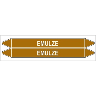 Značení potrubí, emulze,2 ks, 450 × 52 mm PZ 007920