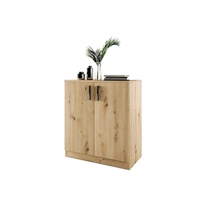 Bogdan Furniture I Шкаф Мебели Богдан Модел 276/ 3009, с два рафта, плавно затваряне, Дъб артисан