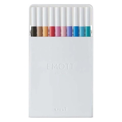 EMOTT fine liner sada 10 ks - pastelové barvy