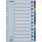 ESSELTE Регистър, ламиниран картон, А4, 12 броя, ESSELTE "Mylar" 100169 (100169)