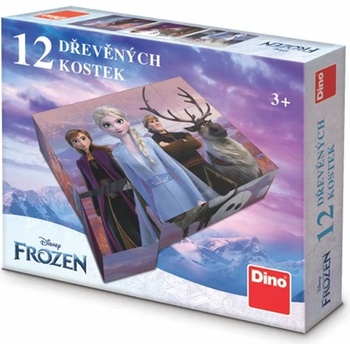 Dino kostky Frozen II 12 ks