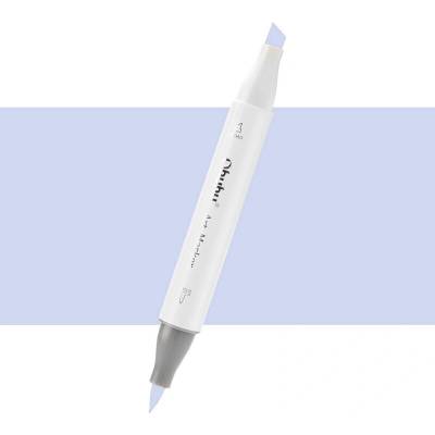 Lihová fixa OHUHU oboustranná Brush & Chisel, Pale Blue Violet (R25)