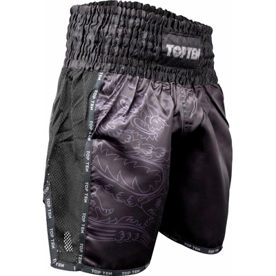 Top Ten trenky na kickbox "Dragon" černá 18662-99