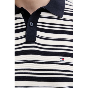 Tommy Hilfiger тениска тип пулове с яка мъжка от памук (MW0MW42795)