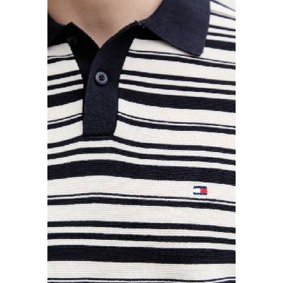 Tommy Hilfiger тениска тип пулове с яка мъжка от памук (MW0MW42795)