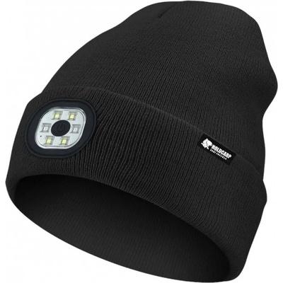 Holdcarp Zimní čepice s dobíjecím led světlem Beanie černá