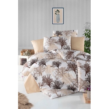 Image 1 of GoHome ФОРЕСТ КАФЯВ - Спален комплект с чаршаф с ластик