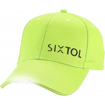 SIXTOL Ks LED světlem B-CAP 25lm nabíjecí USB fluorescentní zelená
