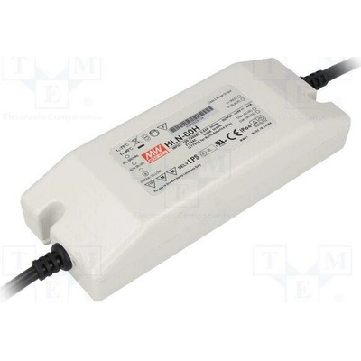 MEAN WELL HLN-60H-15B Napájecí zdroj: spínaný; LED; 60W; 15VDC; 4A; 90÷305VAC; 127÷431VDC